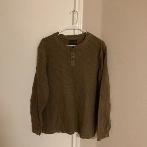 Lucky Brand Mens Brown Long Sleeve